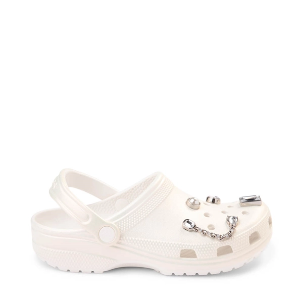 Crocs Classic Glam Shimmer Clog - White