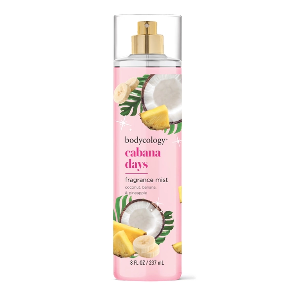 Bodycology Long-Lasting Fragrance Body Mist, Cabana Days, 8 fl oz - Walmart.com