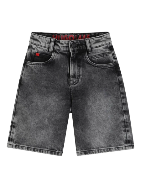 HUGO faded denim shorts |