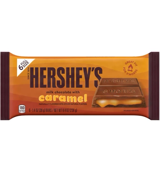 Hershey's Milk Chocolate Caramel Candy Bars