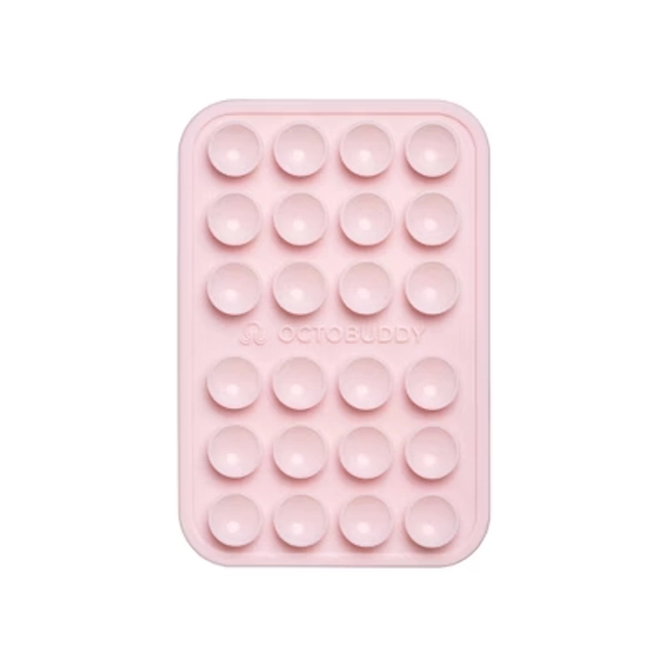 Octobuddy Silicone Suction Cup Phone Case Mount Classic - Chalk Pink