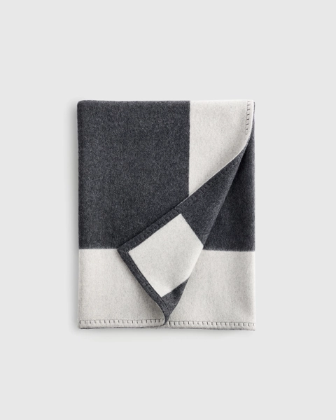 Merino Wool & Cashmere Luxury Throw in Camel