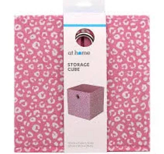 At Home Leopard Modular Storage Cube