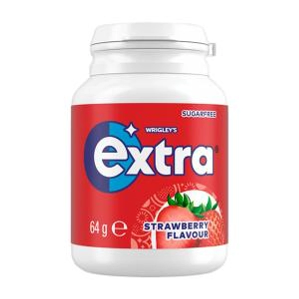 Extra Strawberry Sugar Free Chewing Gum | 64g