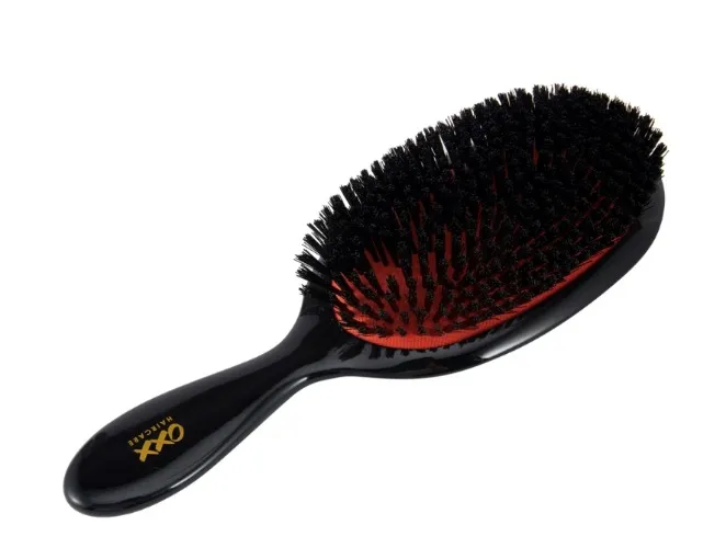 OXX Haircare Styling Oval Paddle Brush - Black and Orange