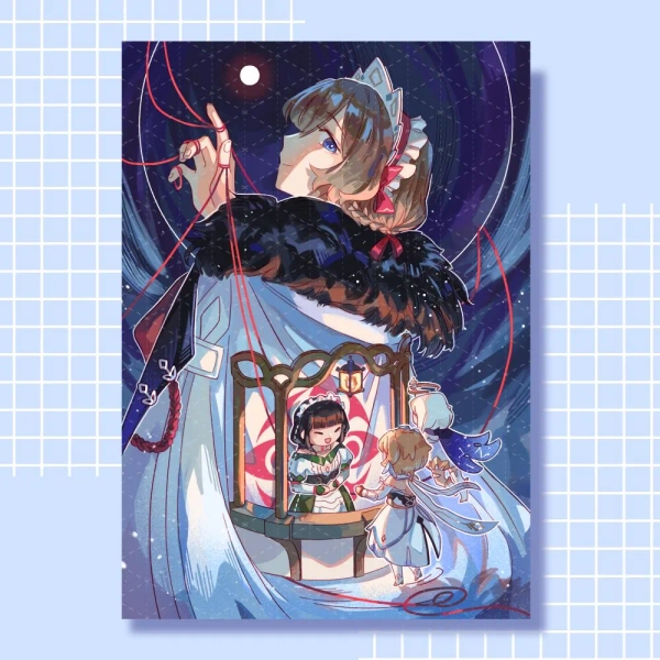 Sandrone Puppet Art Print - Genshin Impact Poster 5 x 7 / 11 x 17 Nod Krai