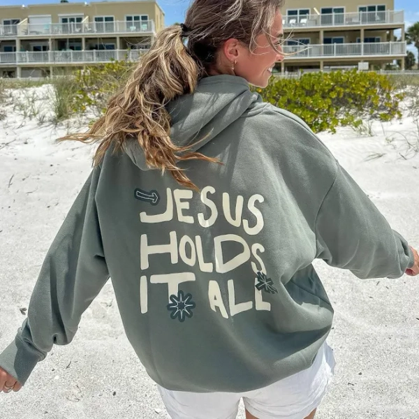 Elevated Faith Jesus Holds It All Unisex Hoodie