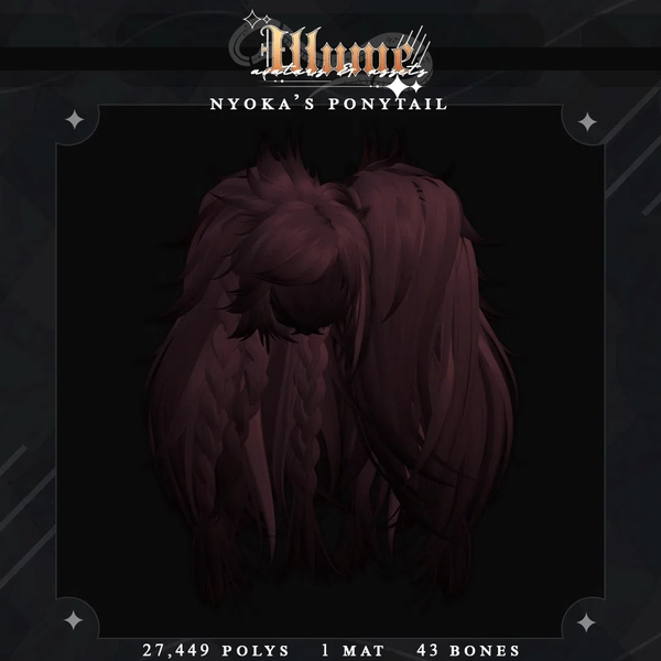 NYOKA'S PONYTAIL ( COMMERCIAL & PERSONAL ) by illume on Jinxxy