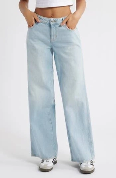 Pacsun Women's Casey Low-Rise Baggy Wide-Leg Jeans
