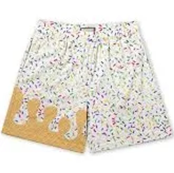 Ice Cream Drip Shorts - XS