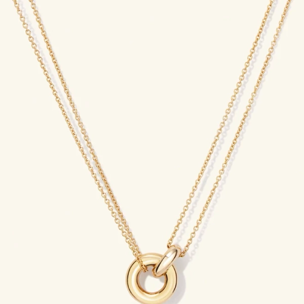 Mejuri 18k Gold Vermeil Linked Necklace