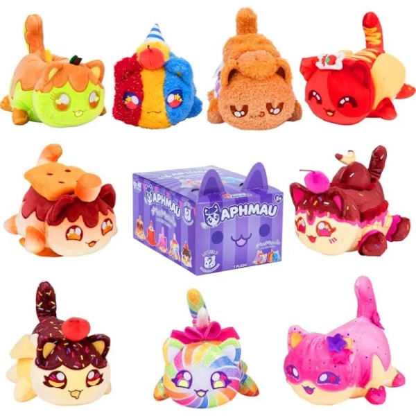 Bonkers Toy Co. Aphmau 6" MeeMeow Mystery Plush Series 7 Carnival Treats