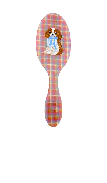 Hand-painted King Charles Amazing Hair Day Brush