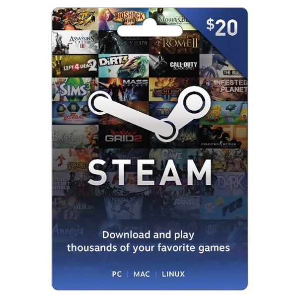 Steam $20 eGift Card [Digital] - Walmart.com