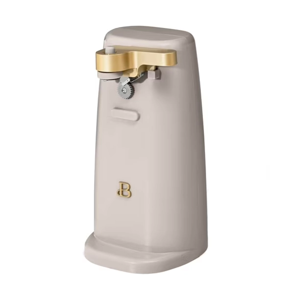 Beautiful Easy-Prep Electric Can Opener, Porcini Taupe by Drew Barrymore
