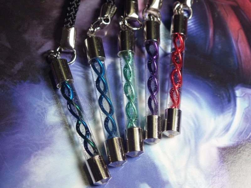 Mini Glass Zombie Virus Phone Charm/Zipper Pull