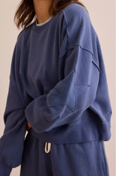 Rising Star Sweatshirt in Navy | AS Revival