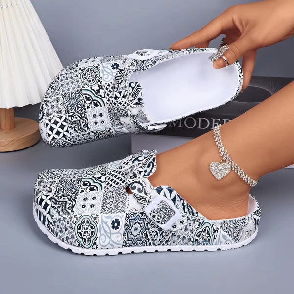 Women's Eva Close-Toe Slippers Adjustable Buckle Comfortable Platform Heels Indoor Shoes Home Wear - AliExpress 322
