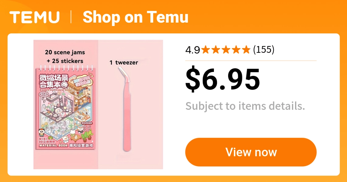 20 scenes 25 stickers 1 tweezer   scene collection - Temu
