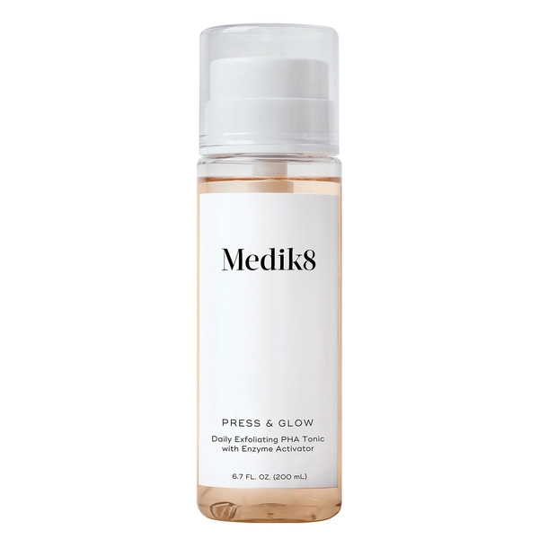 Medik8 Press & Glow Daily Exfoliating PHA Tonic with Enzyme Activator 200ml