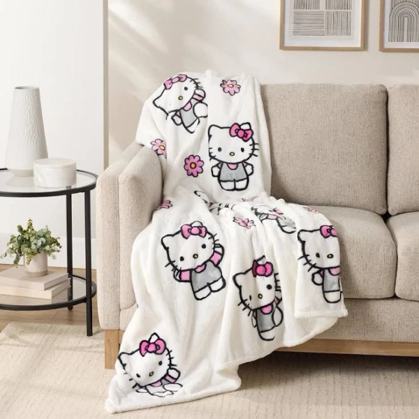 Hello Kitty Silk Touch Throw