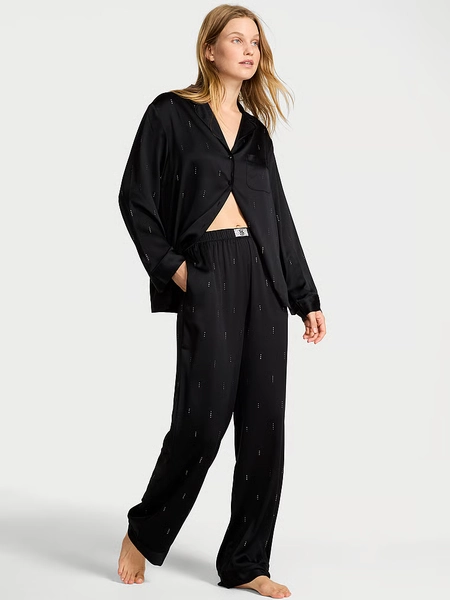 Satin Shine Long Pajama Set