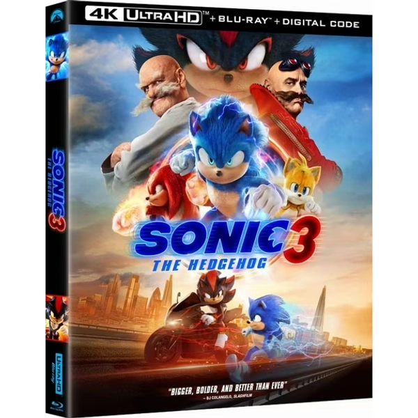 Sonic The Hedgehog 3 (4K Ultra HD + Blu-ray + Digital Copy)