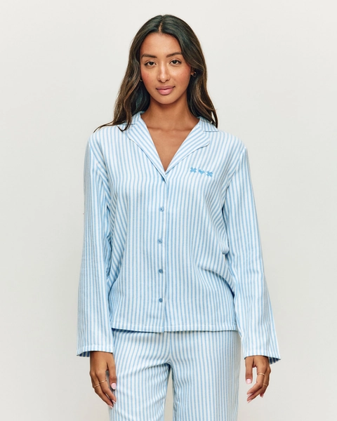 Chemise en flanelle à rayures