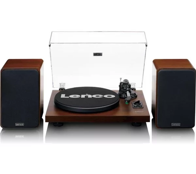LENCO LS-600 Belt Drive Bluetooth Turntable - Walnut