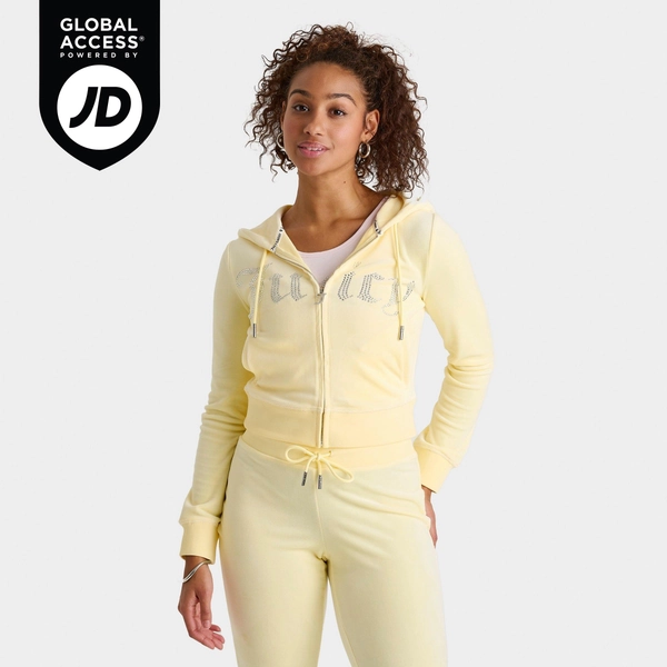 Women's Juicy Couture Bling Front Hoodie
