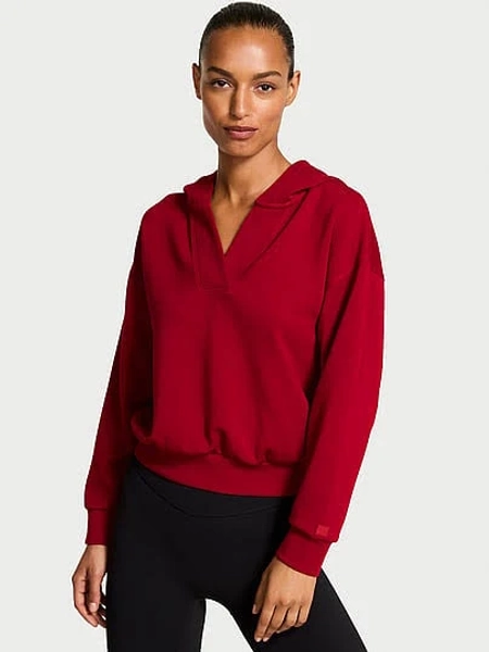 Victoria's Secret Women's Featherweight Knit V-Neck Hoodie
