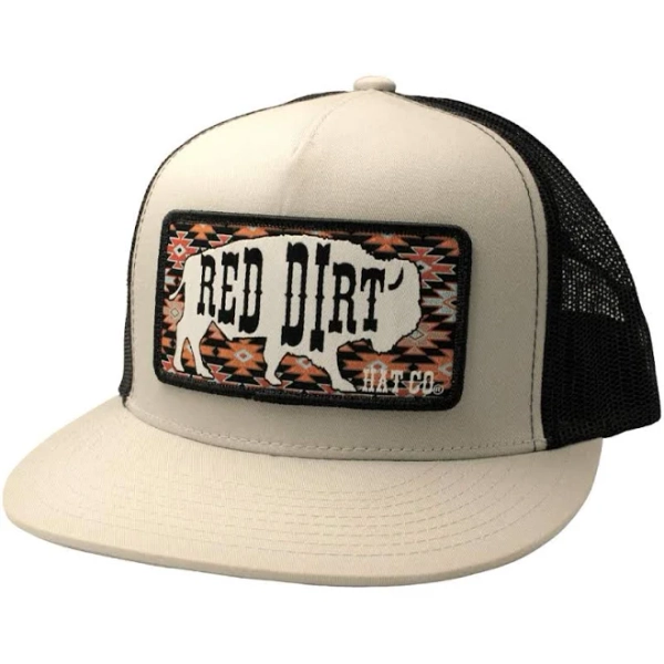 Red Dirt Hat Company Great White Buffalo Adjustable Hat