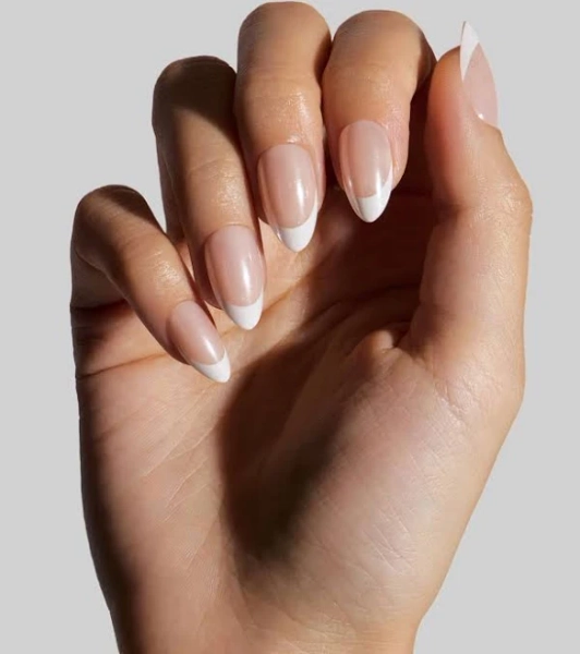 Classic French Glaze Short Almond Premium Press On Nails