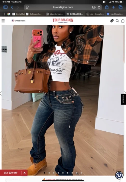 

BECCA MID RISE SUPER T BOOTCUT JEAN - True Bond | True Religion

