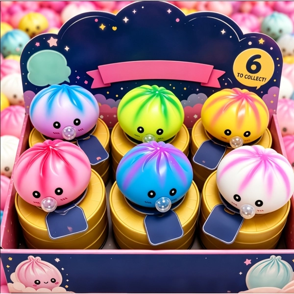 8pcs Set, Bubble-Blowing Macaron Squishy Toy Set. Soft And Comfortable, with Slow Rebound And Slightly Sticky Texture for Stress Relief. It Features a Bouncy Feel, a Lovely Collectible Surprise Toy. Squeeze It to Make Bubbles And Relieve Stress