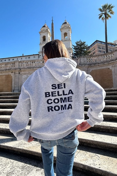 Felpa Sei bella come Roma