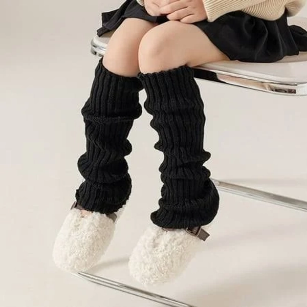 Kids Knitted Loose Leg Warmers