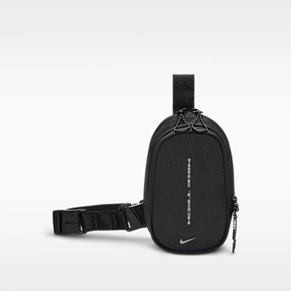 Nike Commute Nike Tech Crossbody-Tasche (1 l) - Schwarz/Schwarz/Reflect Silver - Size ONE SIZE