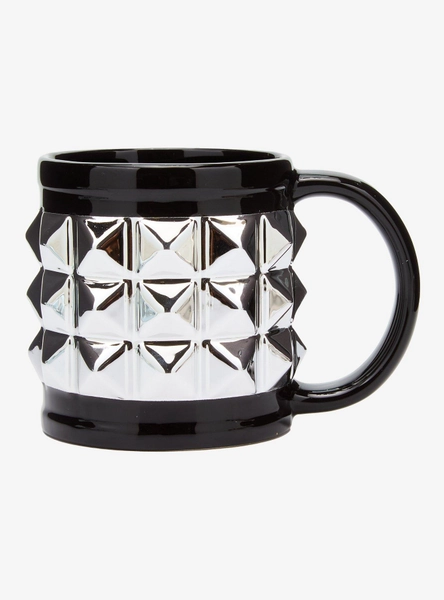 Pyramid Stud Ceramic Mug