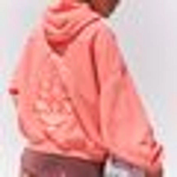 FP Movement Women's Final Call Logo Hoodie, Medium, Neon Coral Combo