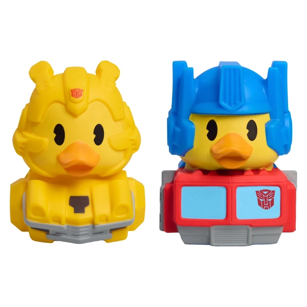 Duckalooz Character Duck Toy Figures 2-Pack, Optimus Prime & Bumblebee, Collectible Ducks for Play and Display, Novelty Gift Toy Set Kids Ages 2+ - Walmart.com