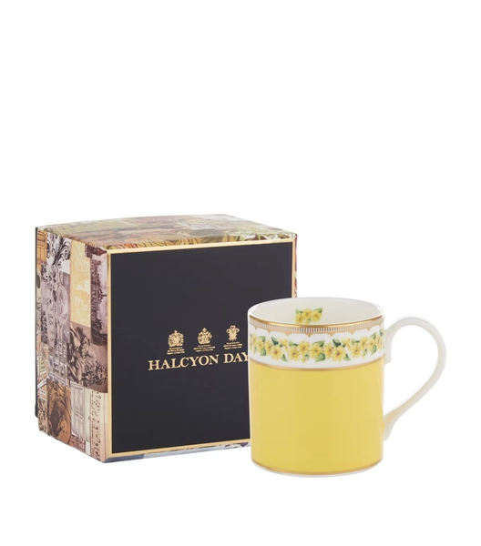 Halcyon Days Shell Garden Floral Mug