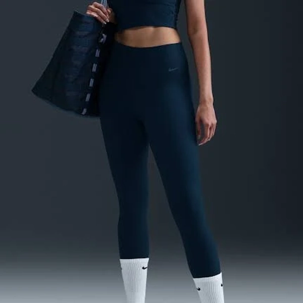 Nike Women's Zenvy Rib Gentle-Support High-Waisted 7/8 Leggings