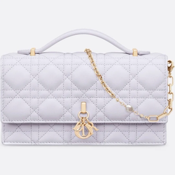 Dior My Dior Mini Bag Cannage Lambskin Women