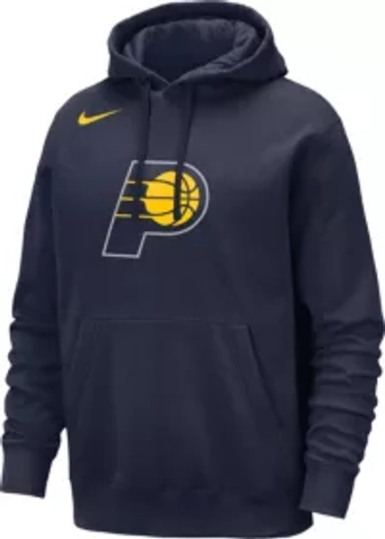 Nike Men's Indiana Pacers Navy Logo Hoodie