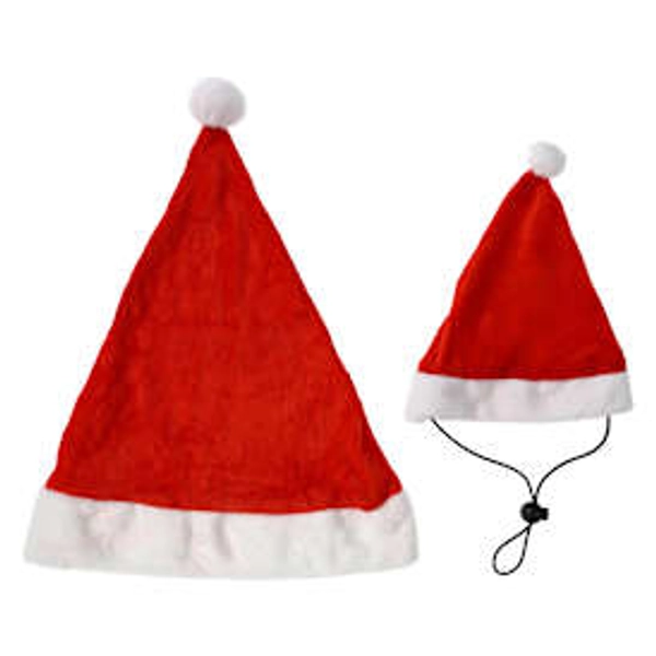 Matching Santa Hat For Pet & Owner 2-Piece Set