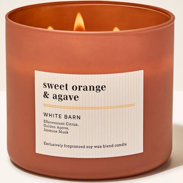 Bath & Body Works Sweet Orange & Agave 3-Wick Candle