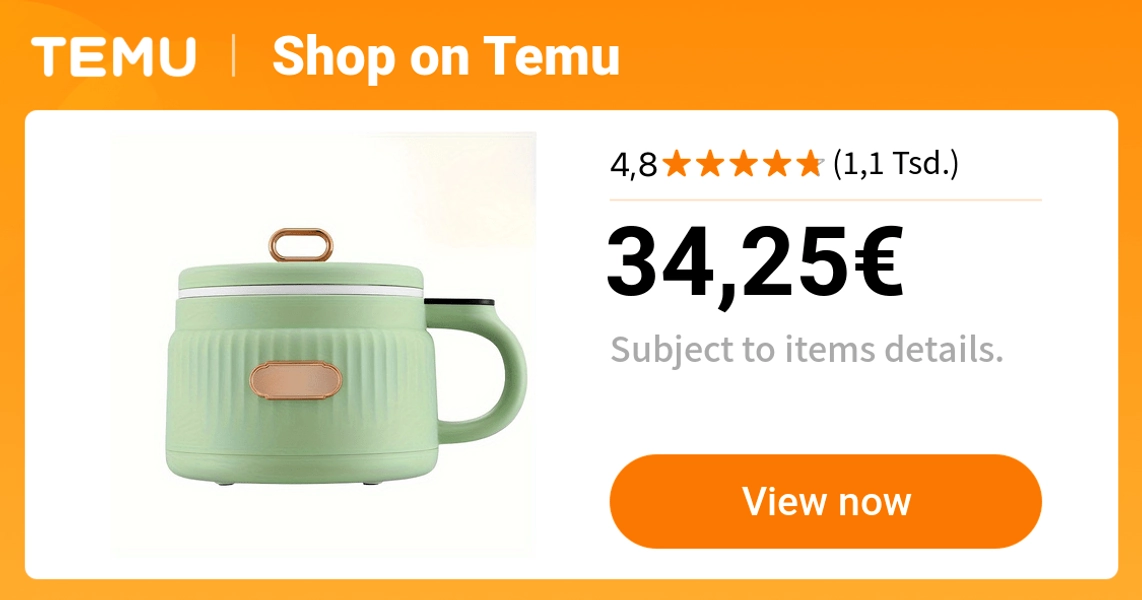 eu plug small mini portable cooker 1 6l electric - Temu Germany