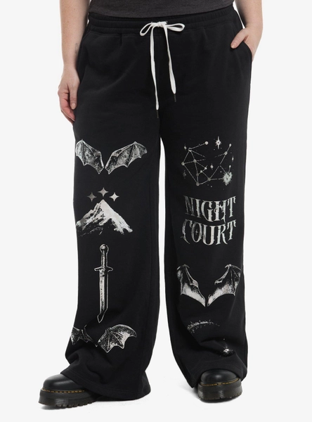 A Court Of Thorns And Roses Icons Girls Wide Leg Lounge Pants Plus Size