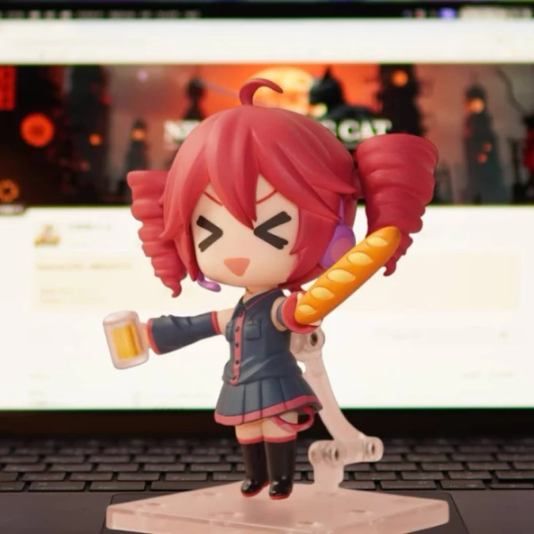 Kasane Teto Figure Vocaloid Anime Collectible | Customizable Statue with Extra Face Parts and Accessories | Japanese Anime Character Display
